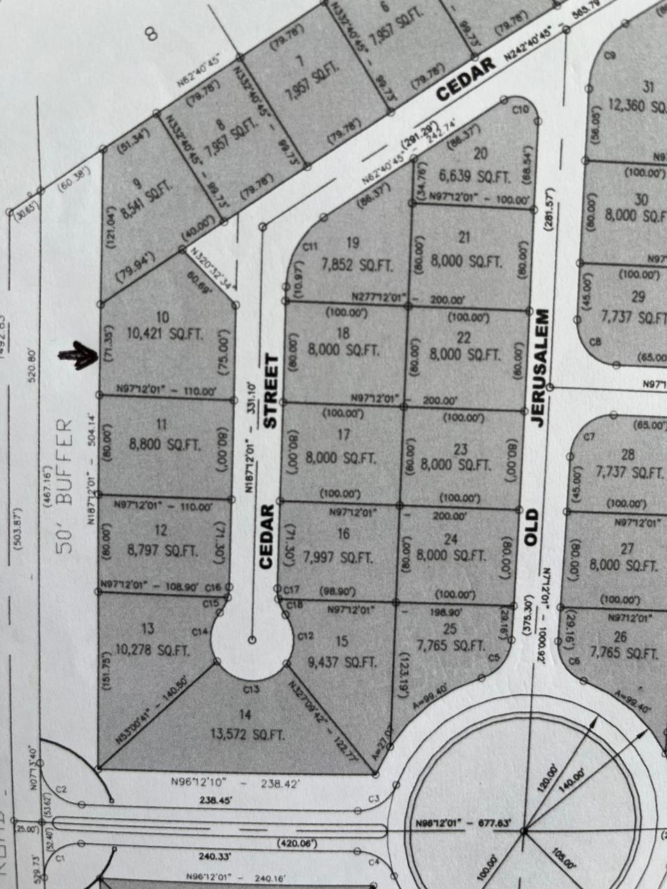 Vacant four-plex Lot