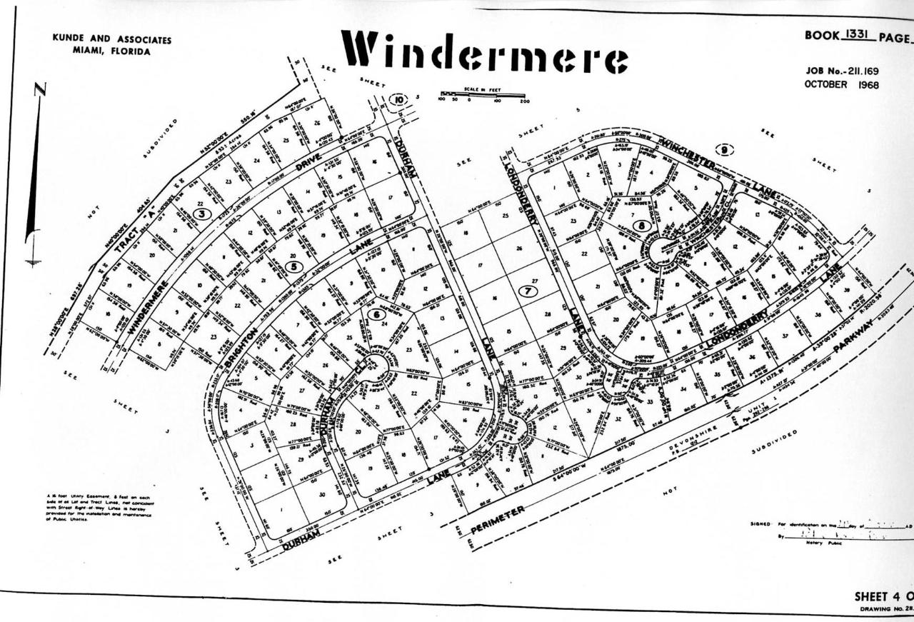 WINDERMERE DRIVE