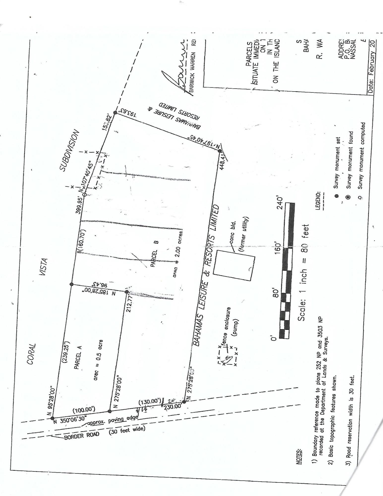 PARCEL B CORAL HARBOR