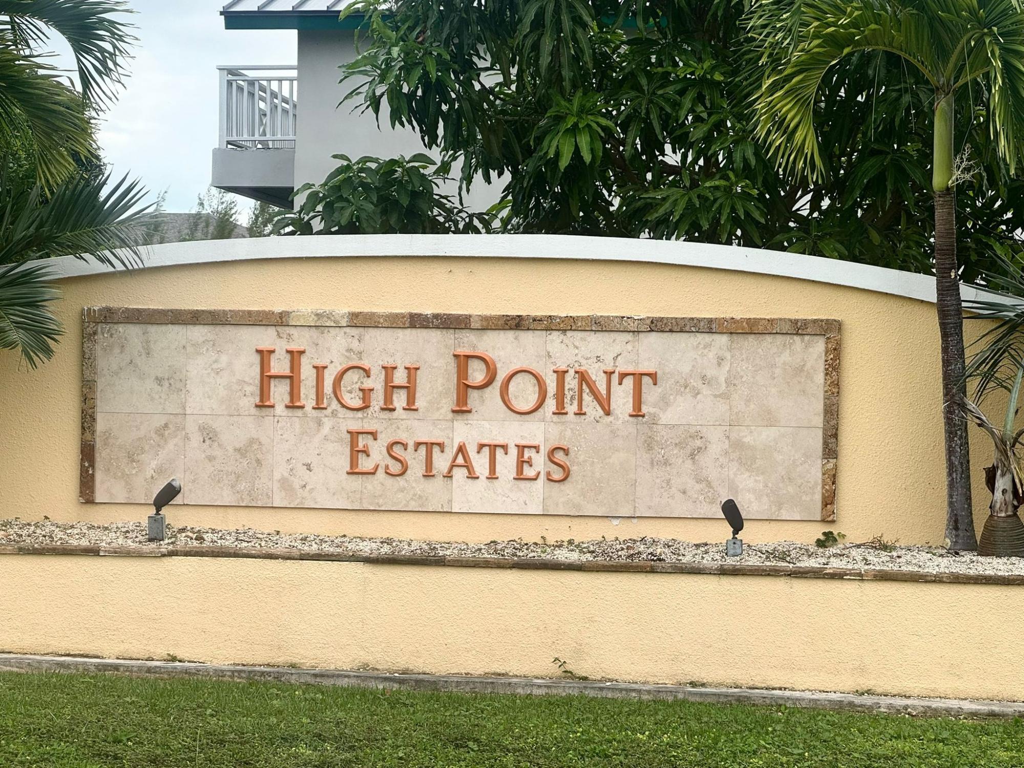 HIGH POINT ESTATES