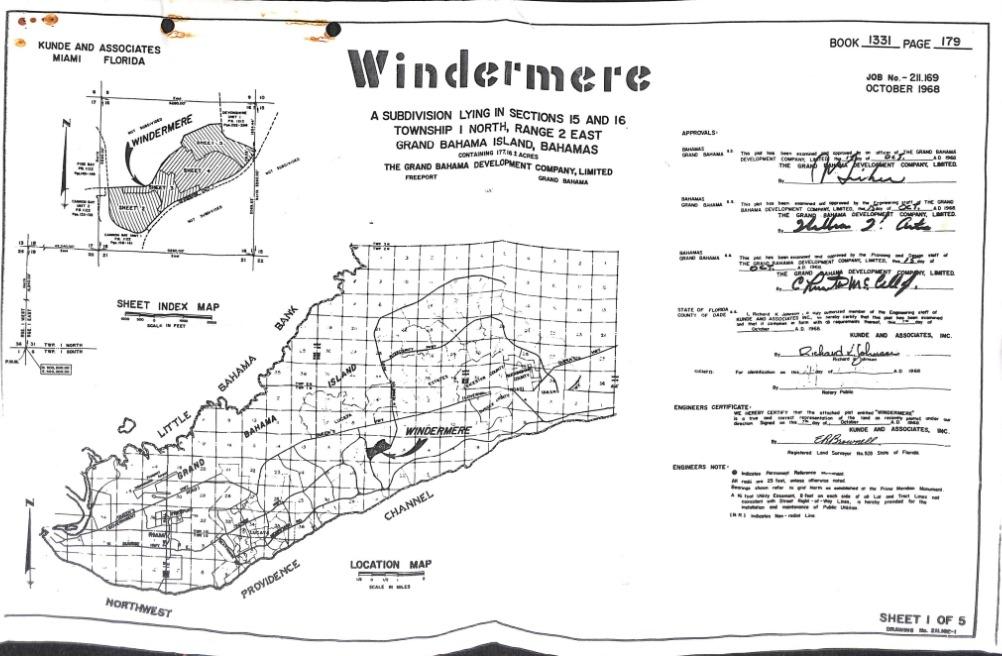 WINDERMERE SUBDIVISION