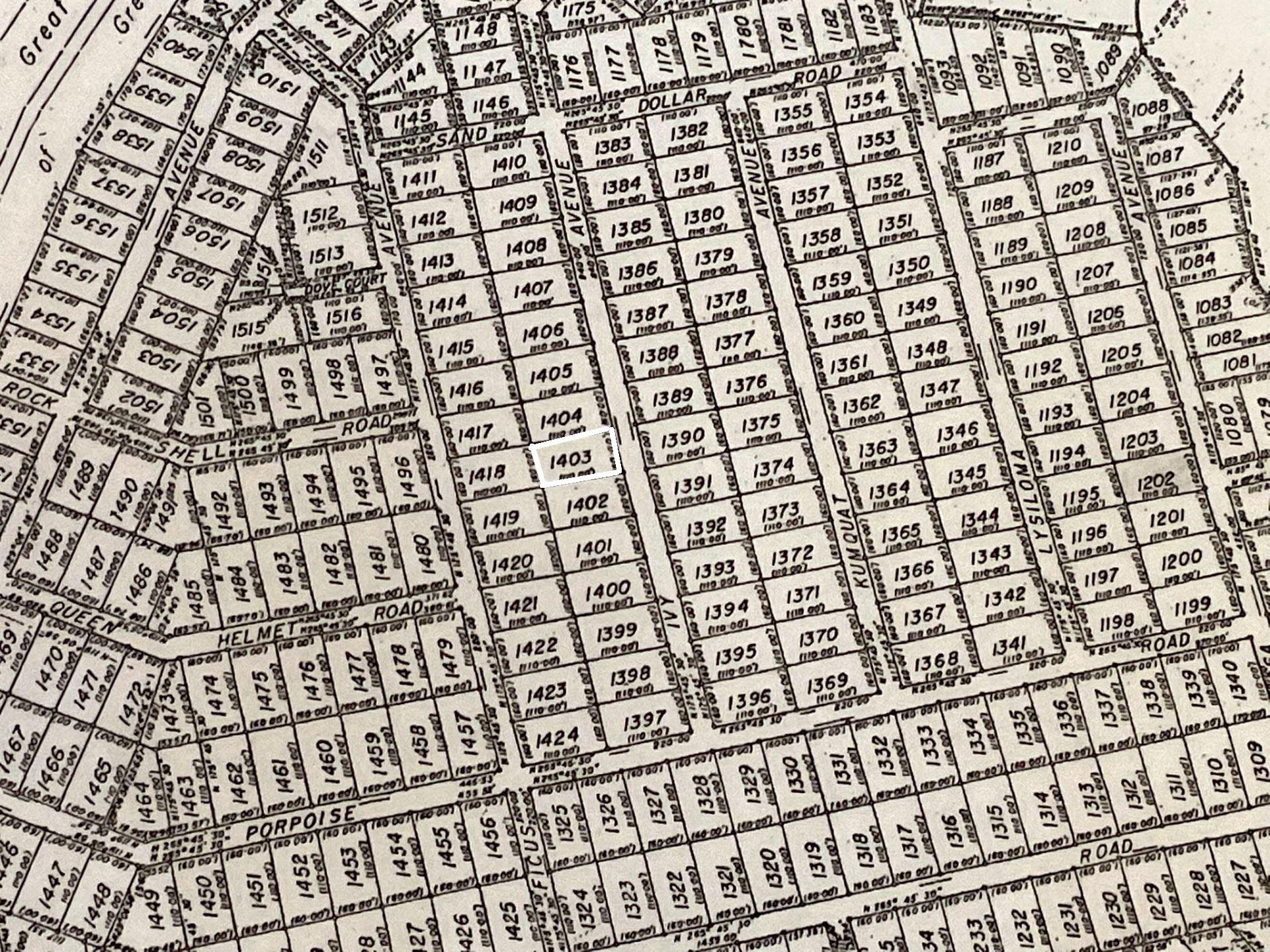 LOT 1403 OLD AIRPORT ROAD