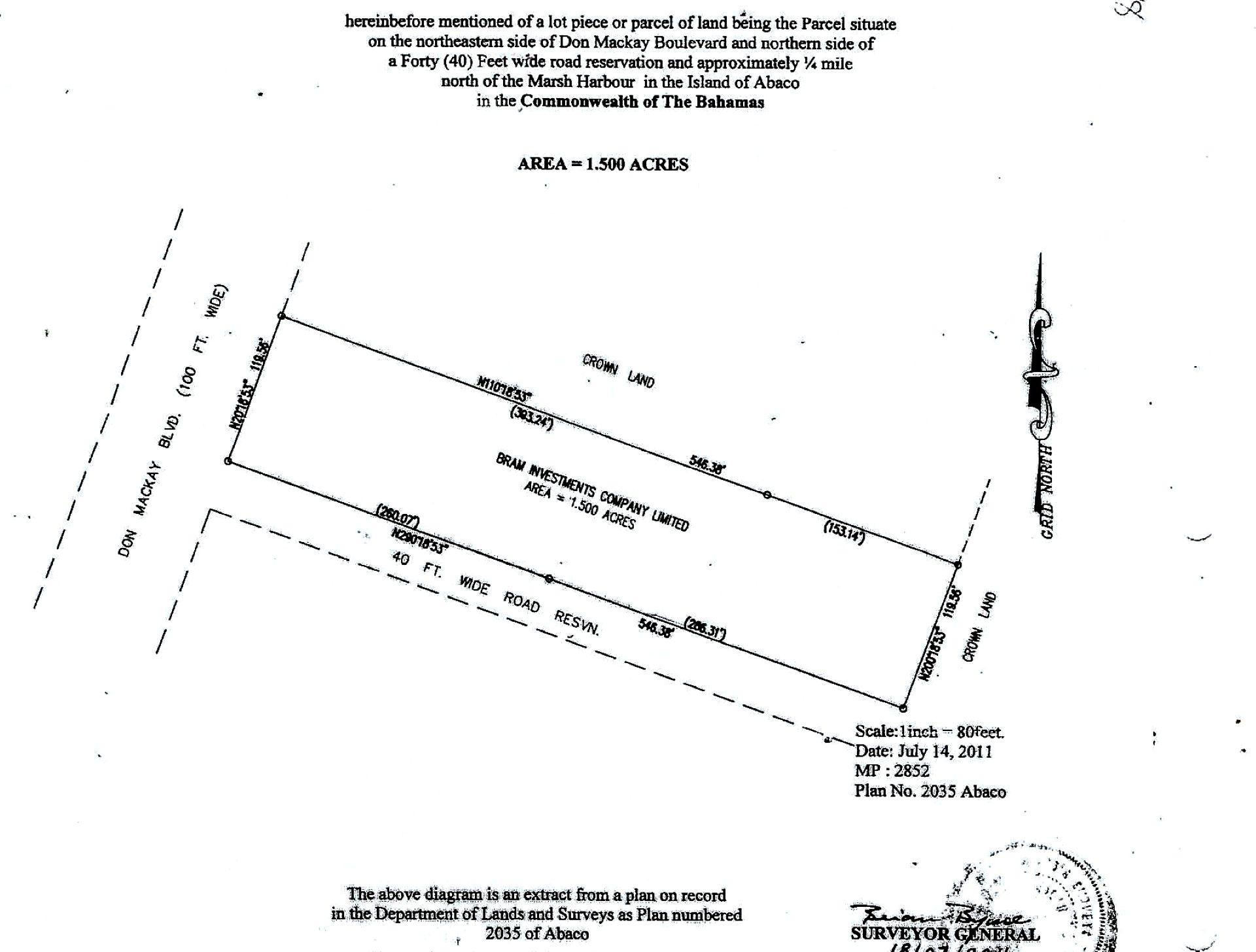 MARSH HARBOUR PRIME LOT
