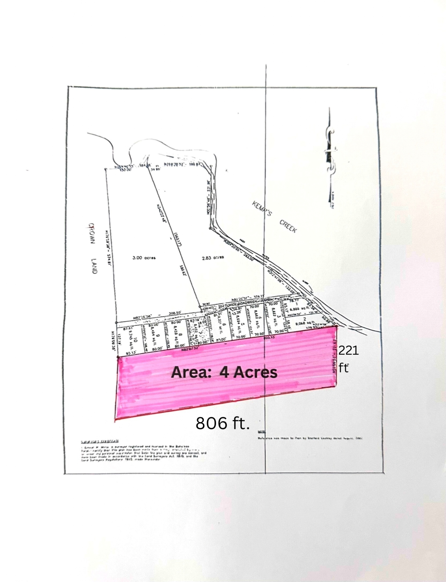 ELEU KEMP’S CREEK 4-ACRE