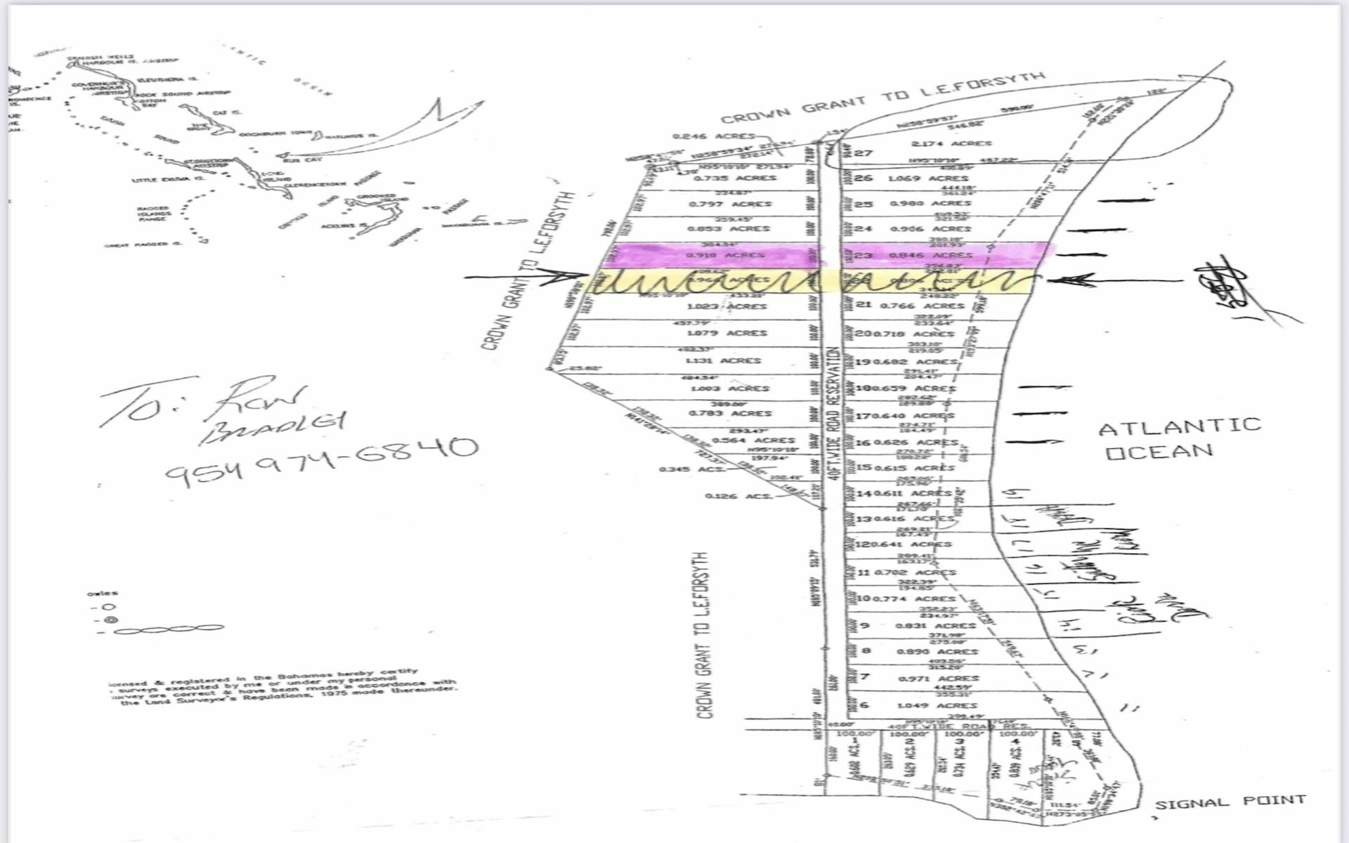 BEACHFRONT LOT 23 RUM CAY