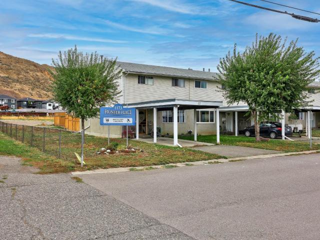 Welcome to 1173 Ponlen Street, an inviting two-storey townhouse located in the heart of Sunny Brocklehurst, Kamloops. This amazing home features 3 bedrooms and 2 bathrooms, offering ample space for families or first-time buyers. Freshly painted throughout, it's move-in ready with quick possession available. The fully fenced backyard boasts a 145 sq. ft. covered deck, perfect for BBQs and entertaining. Recent upgrades include a high-efficiency furnace, central air conditioning, and a new hot water tank (2017). Situated on a quiet cul-de-sac, this property is just steps away from the new Parkcrest Elementary School, making it ideal for families. Covered parking for two vehicles, pet-friendly policies, and rental allowances make this home an excellent investment. Donât miss your chance to make this affordable townhouse your own!