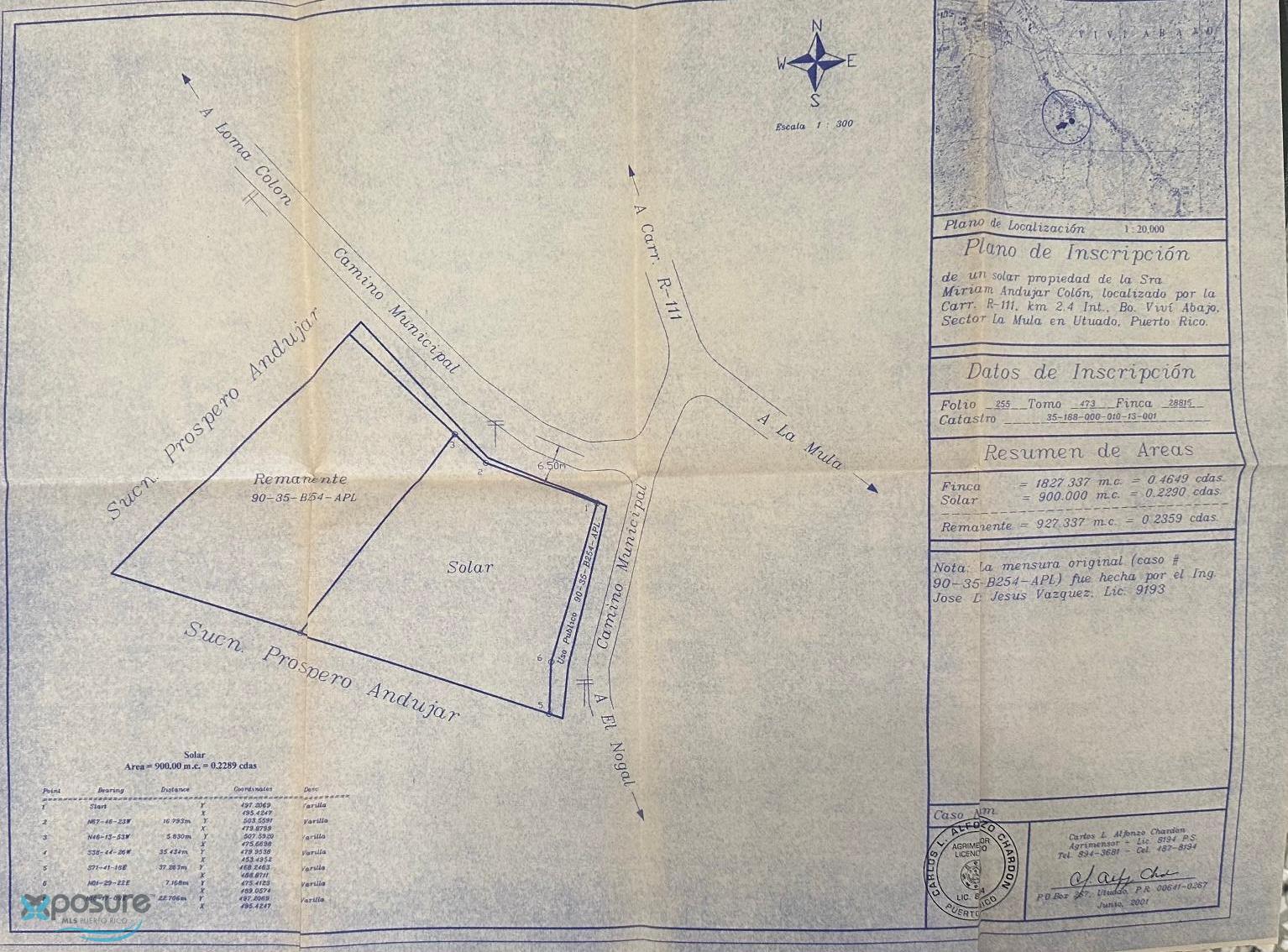 Terreno en Venta - Utuado